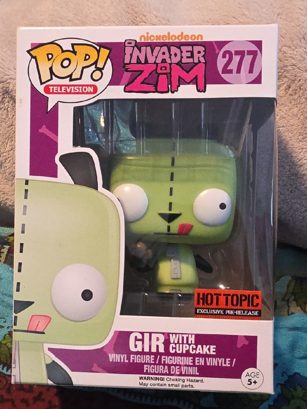 Funko Pop! Television INVADER ZIM GIR with Cupcake Green and White #277
